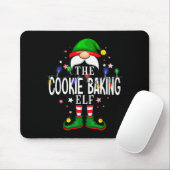 The Cookie Baking Elf Christmas Family Pajama Part Mousepad (Mit Mouse)