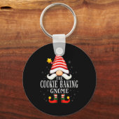 The Cookie Baking Gnome Christmas Group Family Paj Schlüsselanhänger (Vorderseite)