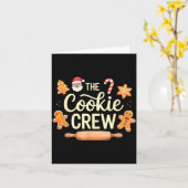 The Cookie Crew Christmas Baking Cookie Lover  Karte (Gelbe Blume)