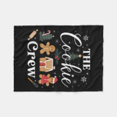 The Cookie Crew Christmas Baking Cookie Lover Kids Fleecedecke (Vorderseite (Horizontal))