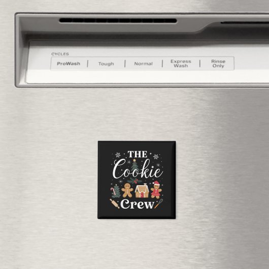 The Cookie Crew Christmas Baking Cookie Lover Kids Magnet (In Situ (Geschirrspüler))