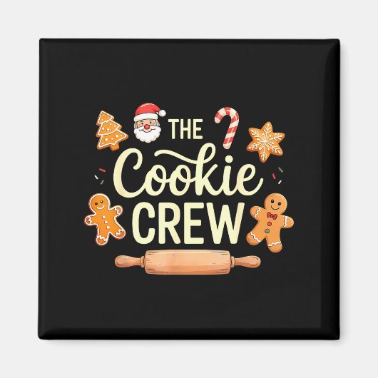 The Cookie Crew Christmas Baking Cookie Lover Magnet (Vorne)