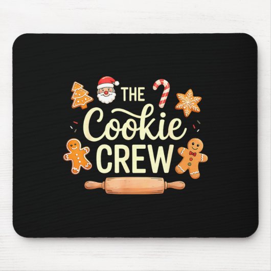 The Cookie Crew Christmas Baking Cookie Lover  Mousepad (Vorne)
