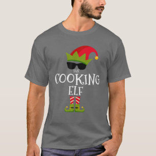 The Cooking Elf Costume Matching Family Group Chri T-Shirt