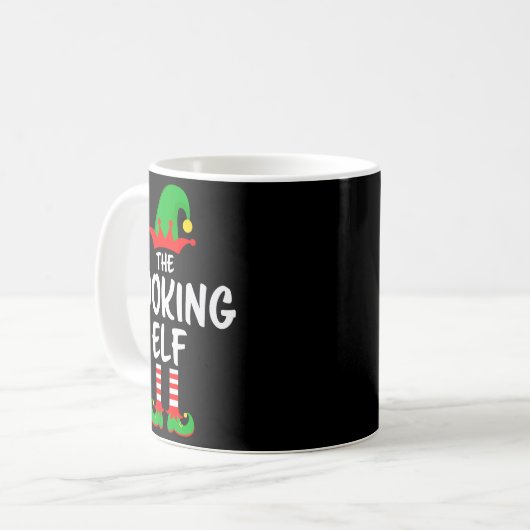 The Cooking Elf Matching Family Christmas Kaffeetasse (Vorderseite Links)