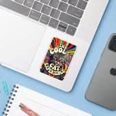 THE COOL CAT EXPERIENCE AUFKLEBER (Laptop mit iPhone)