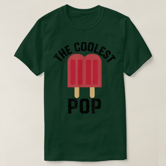 The Coolest pop Funny Ice popsicle T-Shirt (Design vorne)
