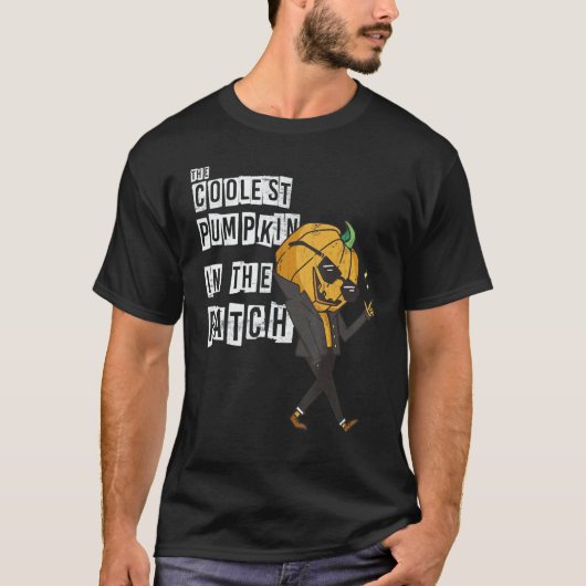 The Coolest Pumpkin In The Patch  Scarecrow Pumpki T-Shirt (Vorderseite)