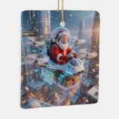The Coolest Sci-Fi Santa Keramikornament (Rechts)