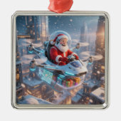 The Coolest Sci-Fi Santa Ornament Aus Metall (Vorne)