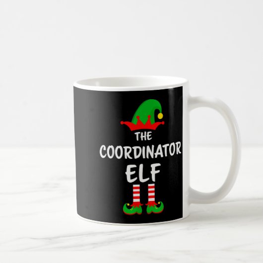 The Coordinator Elf Matching Family Christmas Kaffeetasse (Rechts)