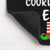 The Coordinator Elf Matching Family Christmas Mousepad (Ecke)