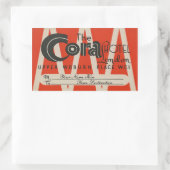 The Cora Hotel Rechteckiger Aufkleber (Tasche)