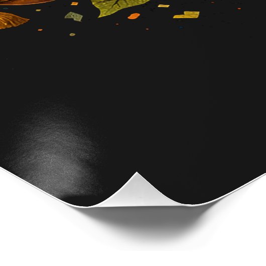 The Corgi King Poster (Ecke)