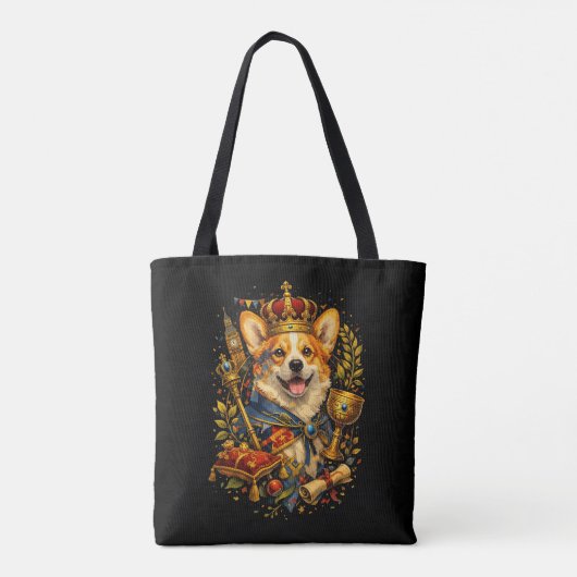 The Corgi King Tasche (Rückseite)