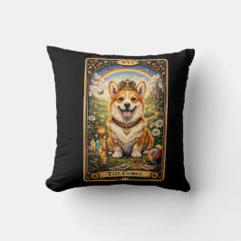 The Corgi Tarot Card Kissen
