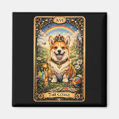 The Corgi Tarot Card Magnet (Vorne)