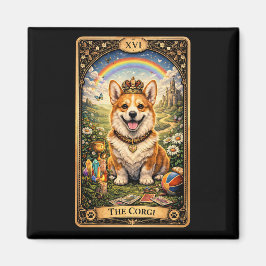 The Corgi Tarot Card Magnet
