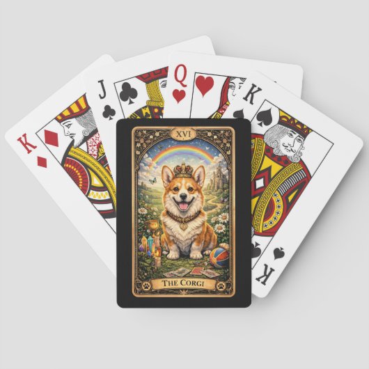 The Corgi Tarot Card Spielkarten (Rückseite)