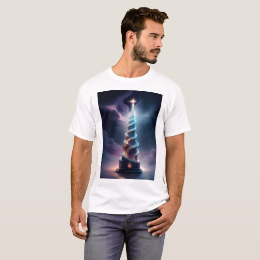 The Corkscrew Tower With Starburst At Top T Shirt (Vorne ganz)