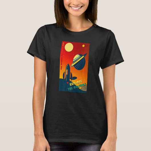 The Cosmic Explorers Club Explore The Cosmos (#09) T-Shirt (Vorderseite)