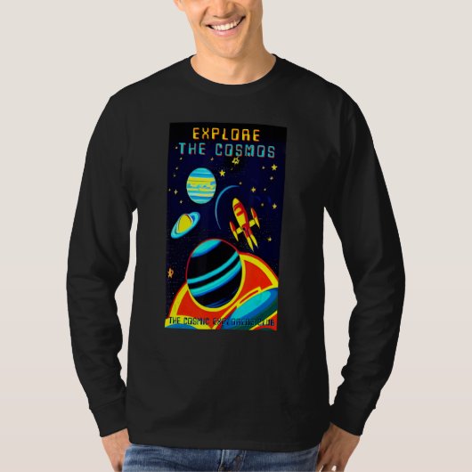 The Cosmic Explorers Club Explore The Cosmos (#14) T-Shirt (Vorderseite)