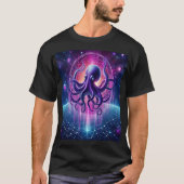 The Cosmic Octopus: Guardian of the Digital Univer T-Shirt (Vorderseite)