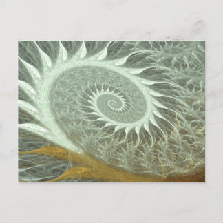 The Cosmic Spiral - Sacred Geometry Golden Spiral Postkarte