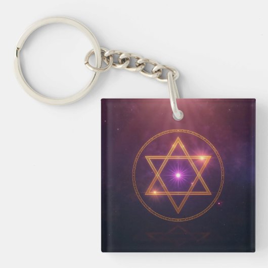 The Cosmic Star of Enlightened Balance Schlüsselanhänger (Vorderseite)
