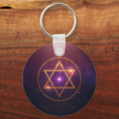 The Cosmic Star of Enlightened Balance Schlüsselanhänger (Rückseite)