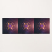 The Cosmic Star of Enlightened Balance Yogamatte (Rückseite (Horizontal))