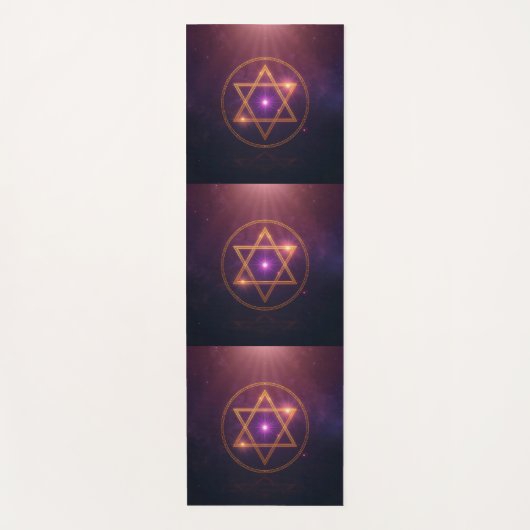 The Cosmic Star of Enlightened Balance Yogamatte (Vorderseite)