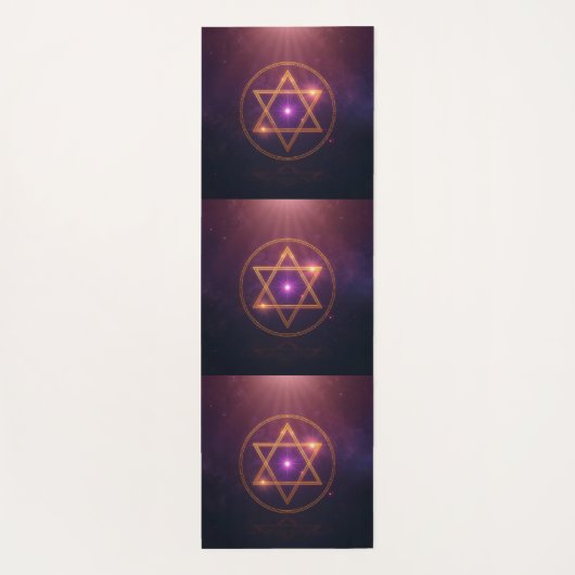 The Cosmic Star of Enlightened Balance Yogamatte (Rückseite)