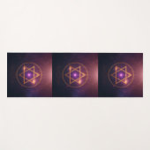 The Cosmic Star of Enlightened Balance Yogamatte (Vorderseite (Horizontal))