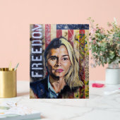 The Cost of Freedom - American Patriot Artwork Acrylschild (Hochzeit)