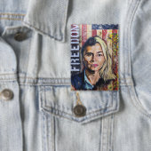 The Cost of Freedom - American Patriot Artwork Button (Insitu)