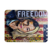The Cost of Freedom - American Patriot Artwork Magnet (Horizontal)