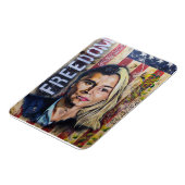 The Cost of Freedom - American Patriot Artwork Magnet (Linke Seite)