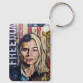 The Cost of Freedom - American Patriot Artwork Schlüsselanhänger (Rückseite)