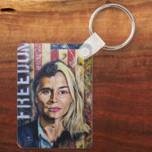 The Cost of Freedom - American Patriot Artwork Schlüsselanhänger (Rückseite)