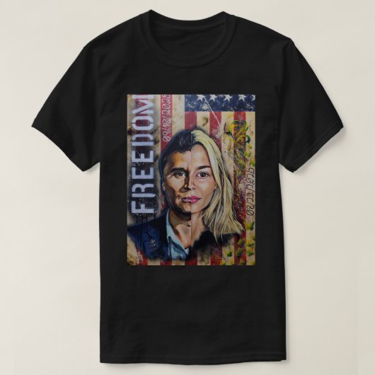 The Cost of Freedom - American Patriot Artwork T-Shirt (Design vorne)