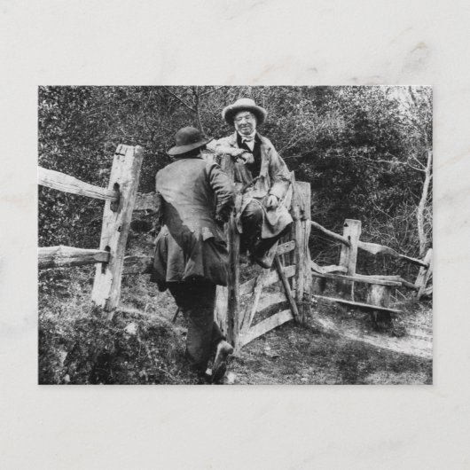 The Country Stile ~ Vintages Daguerre-Foto 1859 Postkarte (Vorderseite)