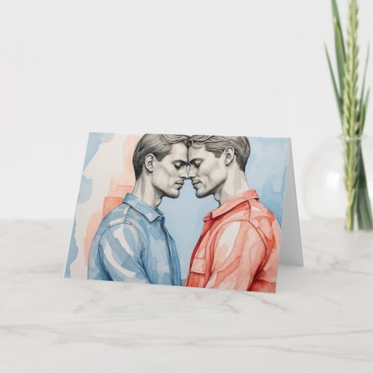 The Couple Gay Greetings Card Karte (Vorderseite)