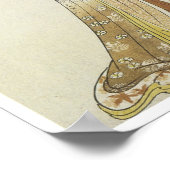 The Courtesan Takikawa, Eishu, 1796 Poster (Ecke)