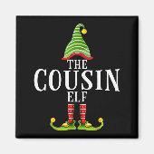 The Cousin Elf Funny Matching Pajama Xmas Magnet (Vorne)