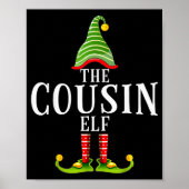 The Cousin Elf Funny Matching Pajama Xmas  Poster (Vorne)