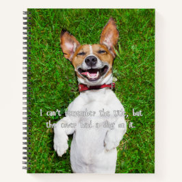 The Cover Had a Dog on It Notizblock
