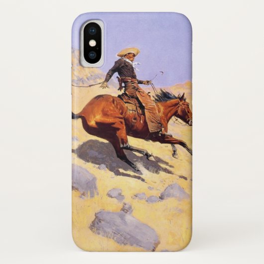 The Cowboy (von Frederic Remington) Case-Mate iPhone Hülle (Rückseite)