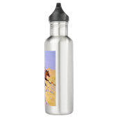 The Cowboy (von Frederic Remington) Edelstahlflasche (Rechts)