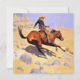 The Cowboy (von Frederic Remington) Karte